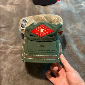 State of Hockey Green Cap